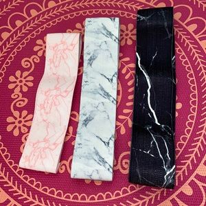 3 piece brand new marble booty bands